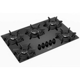 Cooktop 5 Bocas com Queimador Ultra Chama Mueller Bivolt Preto - 4