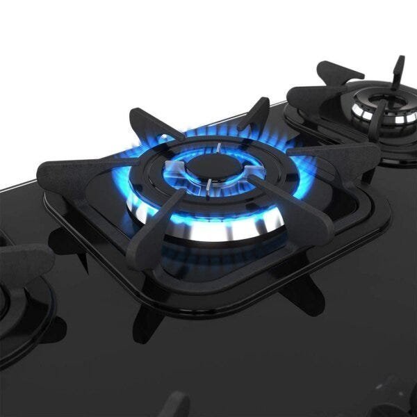 Cooktop 5 Bocas com Queimador Tripla Chama Mueller Bivolt Preto - 5