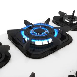 Cooktop 5 Bocas com Queimador Tripla Chama Bivolt Mueller Branco - 4