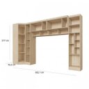 Ver imagem 4 de Guarda-Roupa Conjugado Solteiro 4 Portas com Nicho Móveis Castro