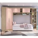 Ver imagem 1 de Guarda-Roupa Conjugado Solteiro 4 Portas com Nicho Móveis Castro