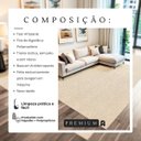 Ver imagem 5 de Tapete Sala Sisal com Algodão 2,00 x 3,00 Grande Antiderrapante Cru Bege Palha