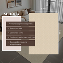 Ver imagem 3 de Tapete Sala Sisal com Algodão 2,00 x 3,00 Grande Antiderrapante Cru Bege Palha