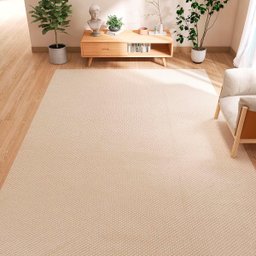 Tapete Sala Sisal Grande 200 X 300 Antiderrapante Algodão Cru Bege Palha - 2