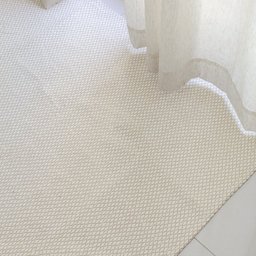 Tapete Sala Sisal Grande 200 x 300 Antiderrapante Algodão Cru Bege Palha - 6