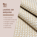 Ver imagem 4 de Tapete Sala Sisal com Algodão 2,00 x 3,00 Grande Antiderrapante Cru Bege Palha