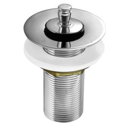 Válvula de Escoamento para Pia de Banheiro 2,7cm Inox Ralo de Cuba Lavabo - 1 Válvula de Escoamento para Pia de Banheiro 2,7cm Inox Ralo de Cuba Lavabo - 1
