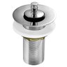 Válvula de Escoamento para Pia de Banheiro 2,7cm Inox Ralo de Cuba Lavabo - 1