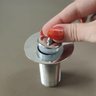 Válvula de Escoamento para Pia de Banheiro 2,7cm Inox Ralo de Cuba Lavabo - 3