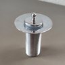Válvula de Escoamento para Pia de Banheiro 2,7cm Inox Ralo de Cuba Lavabo - 7