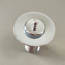 Válvula de Escoamento para Pia de Banheiro 2,7cm Inox Ralo de Cuba Lavabo - 8 Válvula de Escoamento para Pia de Banheiro 2,7cm Inox Ralo de Cuba Lavabo - 8