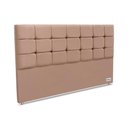 Ver imagem 1 de Cabeceira Cama Box Estofada King 195 Piave Veluto Suede Bege - Ortobom
