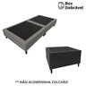 Base Box Dobrável Solteiro Cama Portátil Apartamento Casa:cinza - 3