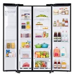 Geladeira Samsung Side By Side Black Premium 585 Litros 110V RS58T5561B1/AZ - 4