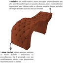 Ver imagem 5 de Maca Estofada Estética Cílios Salão Spa Veludo Nicole Cor:terracota