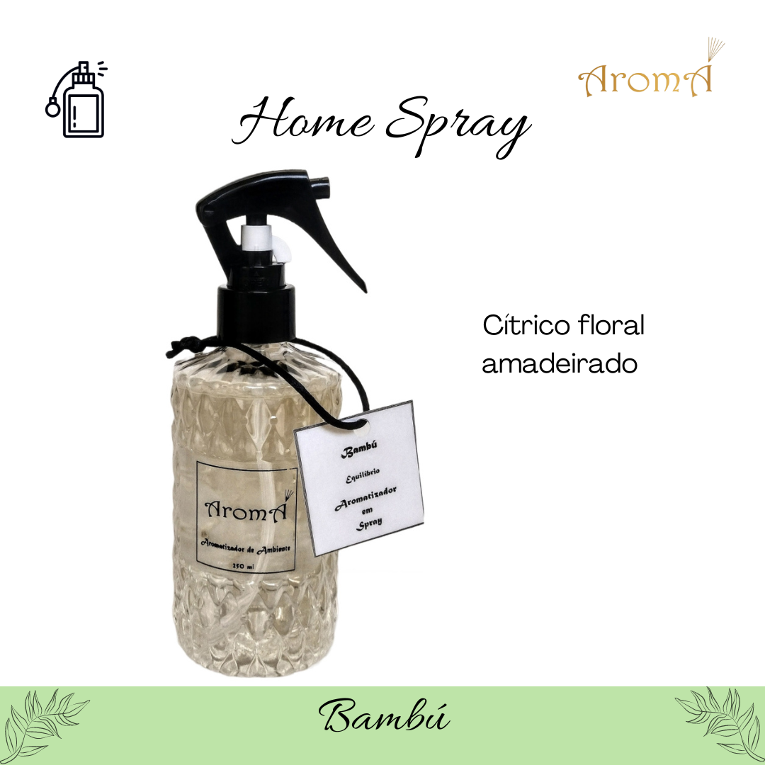 Aromatizador Home Spray Bambú Aromá 250ml - 7