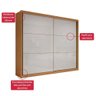 Guarda-roupa Casal 100% Mdf 2 Portas 6 Gavetas Easy Max Amendoa/off White - 11