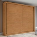 Ver imagem 4 de Guarda-roupa Casal 100% Mdf 2 Portas 6 Gavetas Easy Max Amendoa/off White
