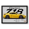 Quadro Porsche Cayman 718 – 60x40cm - 1