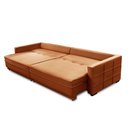 Ver imagem 3 de Sofá Sem Caixa Retrátil Reclinável 2,10m Karen Veludo Terracota Adonai Estofados