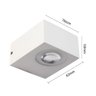 Arandela Nordecor Foluí 6w Led Bivolt Branco 3000k Luz Amarela - 3
