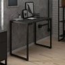 1 Pé em L para Mesa Jantar Estilo Industrial 73x43cm Preta - 1