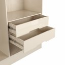 Ver imagem 6 de Guarda-Roupa Casal 6 Portas Ripado e 4 Gavetas Atenas Yescasa Off White