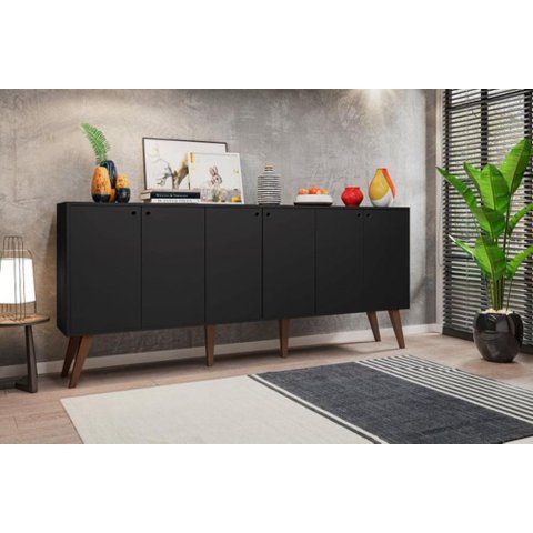 Aparador Buffet Guatemala Preto Casa Mobilia