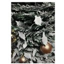 Ver imagem 3 de Arvore Cone Nevada com Led Usb Verde Branco 120cm Grillo