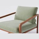 Ver imagem 5 de Poltrona Dallas em Linho Columbia Verde Militar - Home Mobily