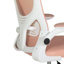 Ver imagem 7 de Kit 2 Cadeiras de Escritório Giratória Mônaco com Relax e Regulagem de Altura - Rosa