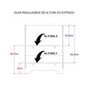 Ver imagem 7 de Berço com Colchão Ditália Multifuncional 3x1 Bbi-51 Branco