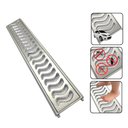 Ver imagem 1 de Grelha Pluvial Elite 10x50 com Suporte e Tela Anti Insetos - Alumínio Escovado - Znubi Grelhas & Cia