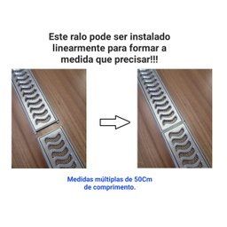 Grelha Pluvial Elite 10x50 com Suporte e Tela Anti Insetos - Alumínio Escovado - Znubi Grelhas & Cia - 3