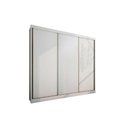 Ver imagem 1 de Guarda Roupa Casal 3 Portas de Correr e 8 Gavetas Diamond/londres Branco - Novo Horizonte