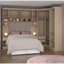 Ver imagem 2 de Guarda-Roupa Conjugado Casal 8 Portas com Nicho Móveis Castro