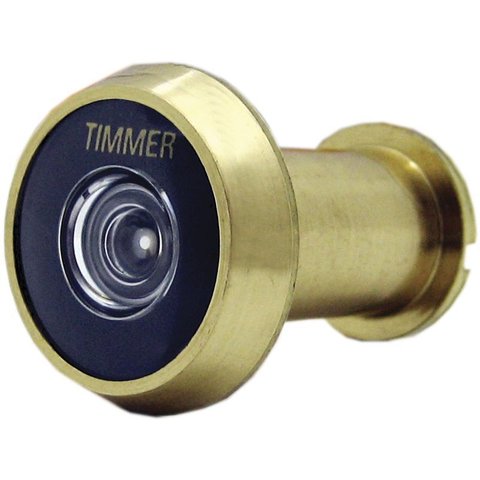Visor Olho Mágico Timmer Extra Curto Lp Dourado 200º
