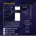 Ver imagem 2 de Visor Olho Mágico Timmer Extra Curto Lp Dourado 200º