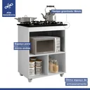 Ver imagem 6 de Balcão para Cooktop 1 Porta 1 Nicho Salvia Yescasa