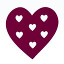 Ver imagem 2 de 4 Descanso Suporte De Panela Coração Cortiça Vermelho