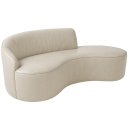 Ver imagem 1 de Sofá Curvo 3 Lugares 180cm Eron Braço Dir. Corano Off White - Nexta Casa