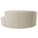 Ver imagem 4 de Sofá Curvo 3 Lugares 180cm Eron Braço Dir. Corano Off White - Nexta Casa