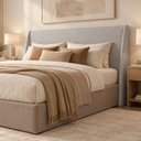 Ver imagem 6 de Cabeceira Cama Casal 144cm Estofada Cor:Linho Alumínio