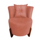 Ver imagem 2 de Kit Namoradeira + 2 Poltronas Decorativa Luna Veludo Terracota