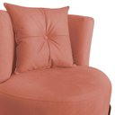 Ver imagem 4 de Kit Namoradeira + 2 Poltronas Decorativa Luna Veludo Terracota