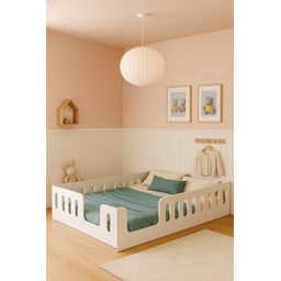 Cama Casal Montessoriana Penelope Branca - 1