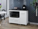 Ver imagem 1 de Cooktop Maya 4 Bocas com Nicho para Forno ou Microondas e Compartimento para Botijão de Gás - Branco