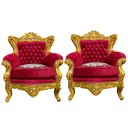 Ver imagem 6 de Jogo de Sofá com Poltrona Vermelho Ideal para Sala e Hall de Entrada 121x190x70cm 115x87x59cm