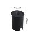 Ver imagem 3 de Balizador Nordecor Fery Embutir Redondo Led Bivolt Preto 3000k Luz Amarela 2372