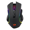 Ver imagem 1 de Mouse Gamer sem Fio Redragon Griffin Pro 3 - 8000dpi - Paw3104 - 1000hz - Rgb - Preto - M602p-ks